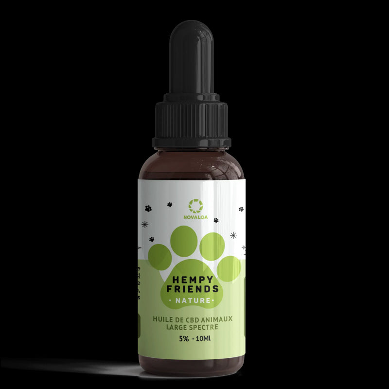 Huile CBD 5% pour animaux 10ml