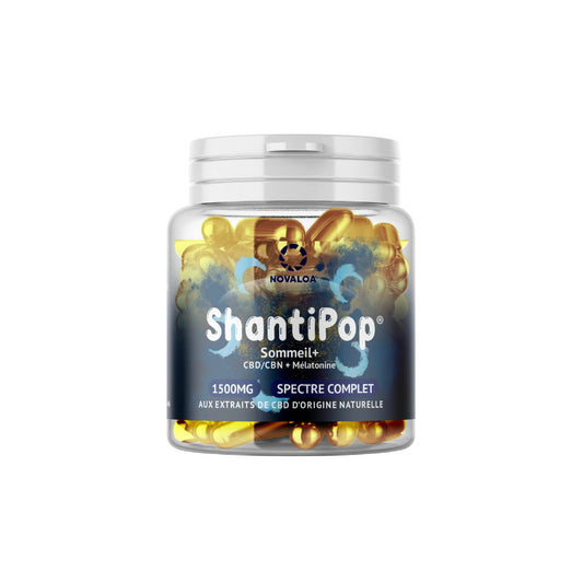 Gélules CBD/CBN Sommeil + Mélatonine et Ylang Ylang