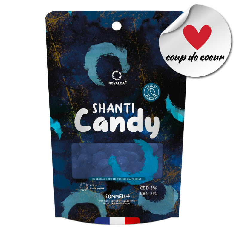 Pastilles CBD-CBN5% Sommeil + Mélatonine