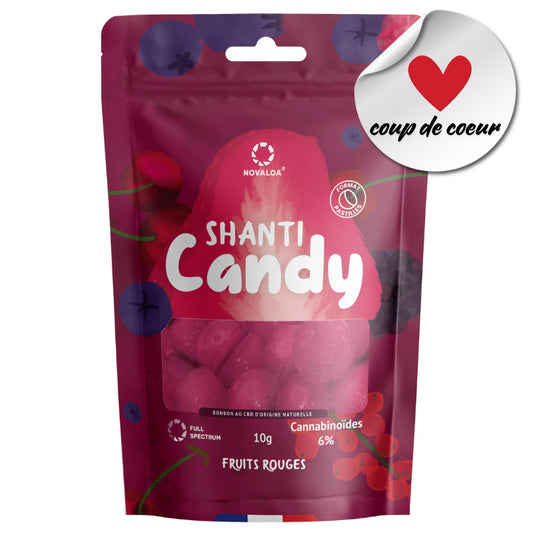 Pastilles CBD2% CBN3% CBG1% au Fruits Rouges