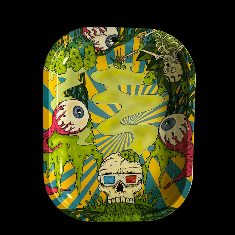 Plateau S métallique BEUZ Crâne