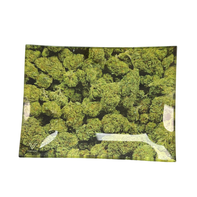 Plateau Verre Fleurs - V Syndicate