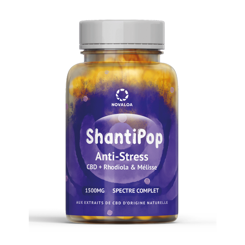 Gélules CBD Anti-Stress avec Rhodiola et Mélisse