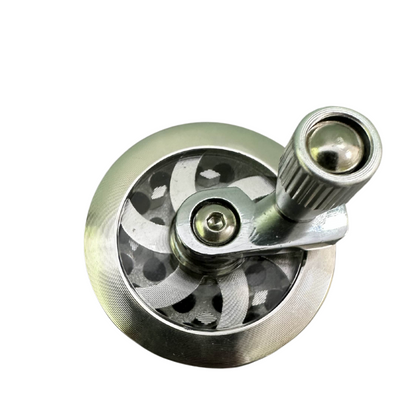 Mini Grinder Manivelle 40mm - Argent